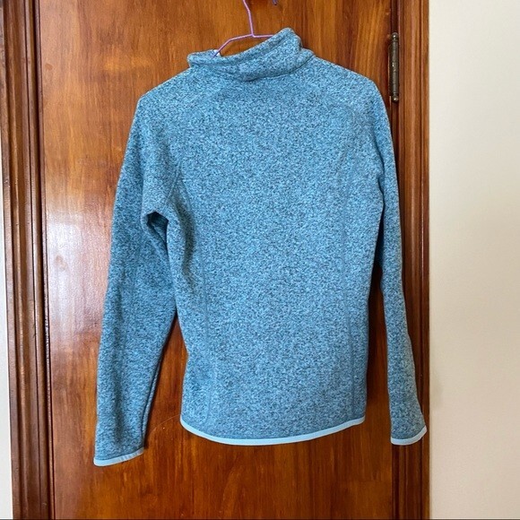 Patagonia Better Sweater Quarter Zip Pullover Jacket Berlin Blue Small Fleece - Picture 8 of 9